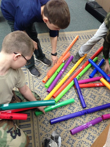 Elementary Music students have fun & learn so much with boomwhackers.